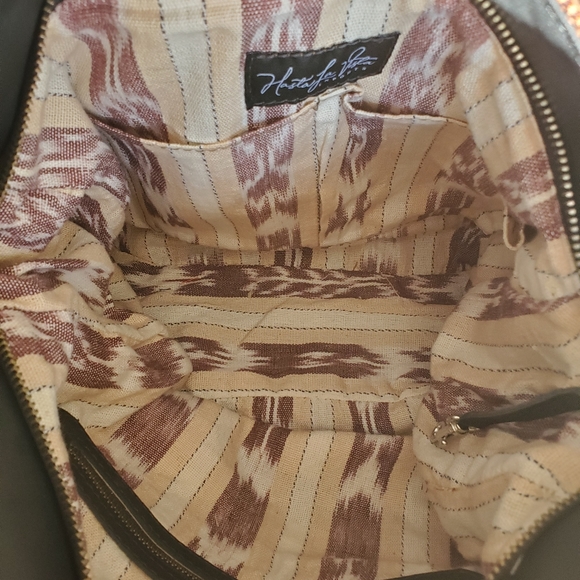 **SUMMER SPECIAL** HLV Cranberry black leather Boho bag - Picture 5 of 9